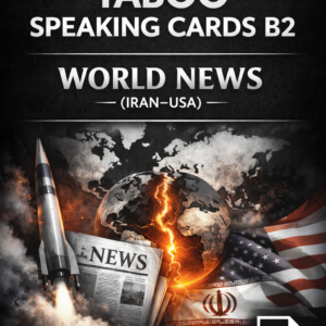 Matura bez chaosu – Taboo Speaking Cards B2: World News (Iran–USA) – PDF