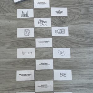 Matura bez chaosu – Taboo Speaking Cards B2 Zestaw 01 PRO – World News (Iran–USA)