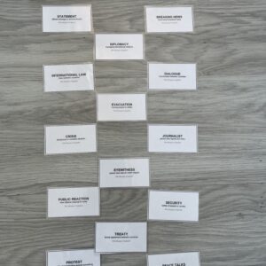 Matura bez chaosu – Taboo Speaking Cards B2  Zestaw 01 – World News (Iran–USA)