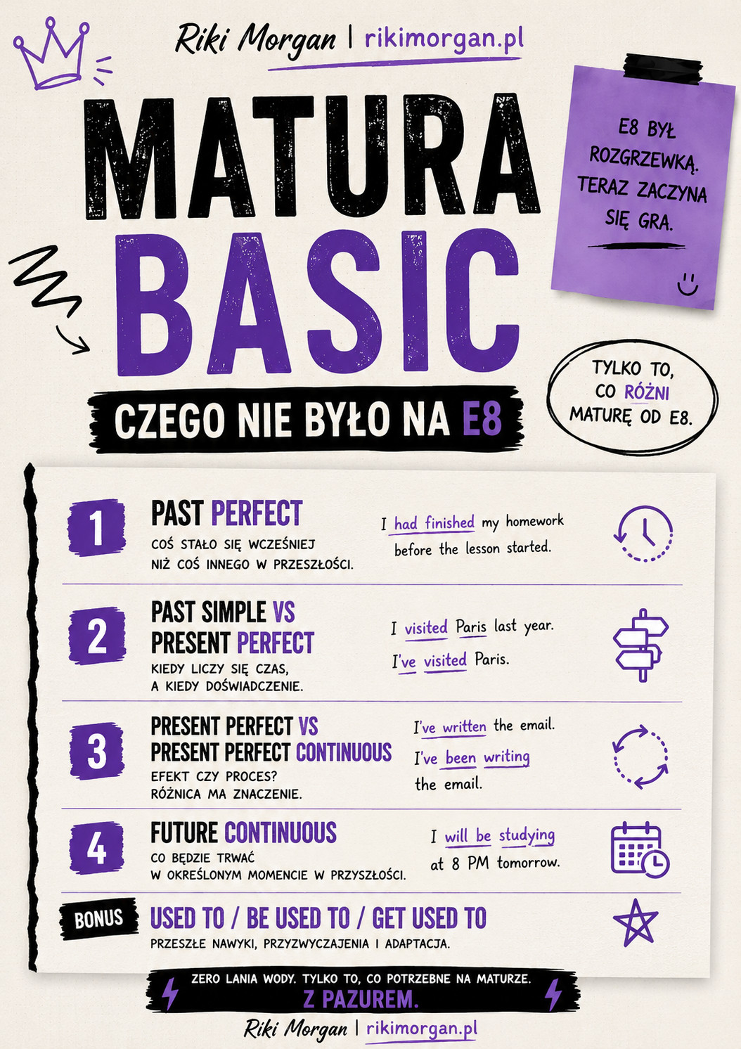 MATURA BASIC | CZASY — Tego nie było na E8