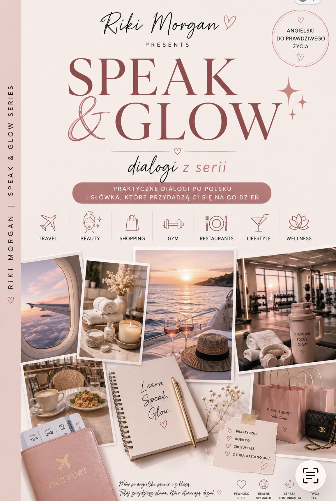 SPEAK & GLOW | Dialogi po polsku + angielski słowniczek